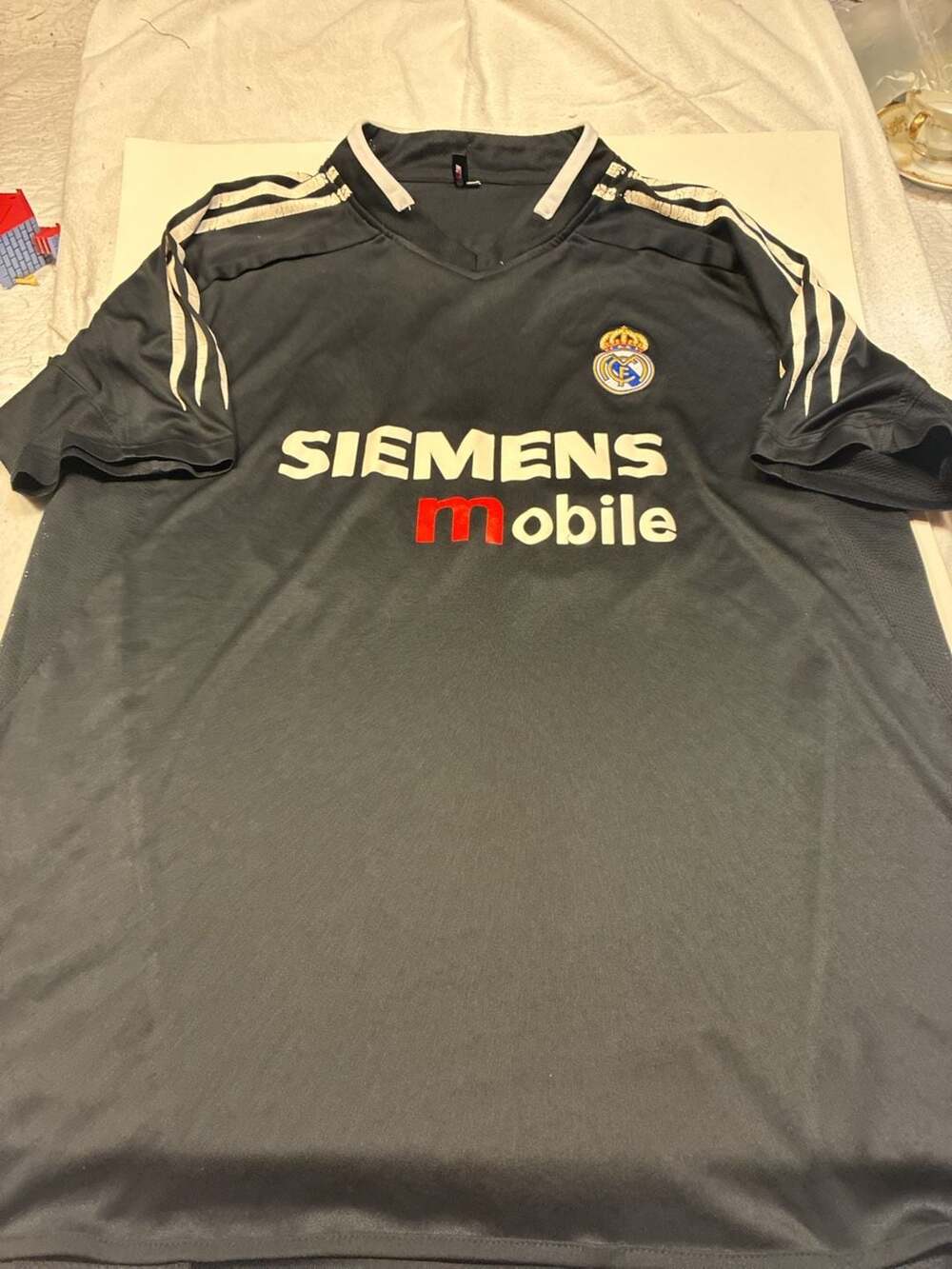 Vintage Adidas Real Madrid 2003-2004 Away Soccer Jersey